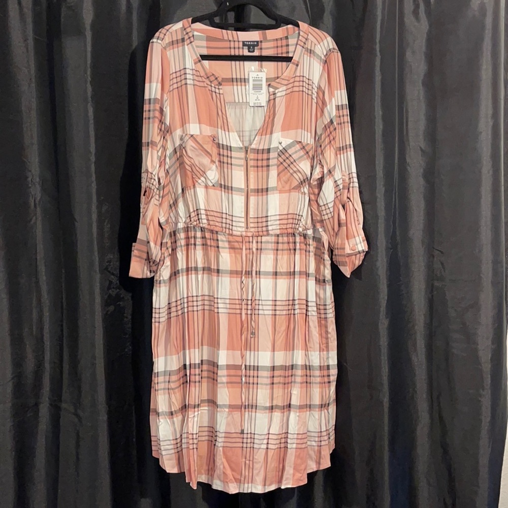Long sleeve torrid dress.